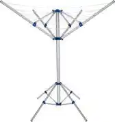 Bol.com Monzana Aluminium Droogmolen - 4 Armen 168x82x78cm - Zilver aanbieding