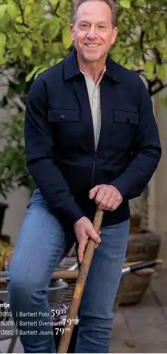 Van Dal Mannenmode Rintje Bartlett Overshirt en Jeans aanbieding