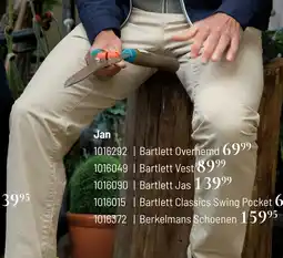 Van Dal Mannenmode Jan Bartlett Classics Swing Pocket aanbieding