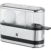 Bol.com WMF KITCHENminis - Eierkoker - 2 Personen - Compact - Roestvrij Staal - Modern Design aanbieding