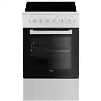 Bol.com Beko | FSM57100GW | keramisch fornuis |50 cm aanbieding