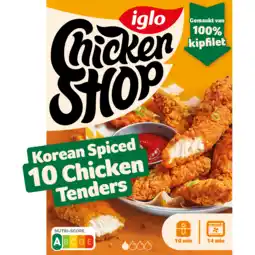 PLUS Iglo Chicken shop Korean spiced tenders aanbieding