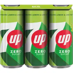 Albert Heijn 7up Zero sugar 6-pack aanbieding