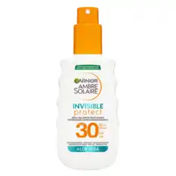 Albert Heijn Ambre Solaire Invisible protect zonnespray spf30 aanbieding