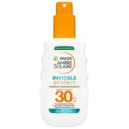 Albert Heijn Ambre Solaire Invisible protect zonnespray spf30 aanbieding