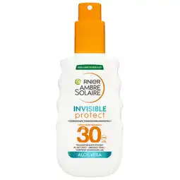 Albert Heijn Ambre Solaire Invisible protect zonnespray spf30 aanbieding