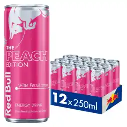Albert Heijn Red Bull White peach 12-pack aanbieding