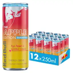 Albert Heijn Red Bull Fuji appel sugarfree 12-pack aanbieding