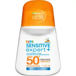 Albert Heijn Ambre Solaire Kids sensitive expert+ roll-on spf50+ aanbieding