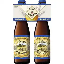 Albert Heijn Tripel Karmeliet Alcoholvrij 3 granenbier 4-pack aanbieding