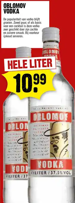 Dirck 3 Oblomov Vodka aanbieding