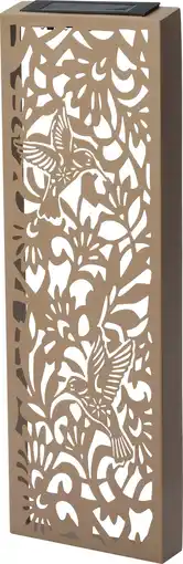 Intratuin Intratuin tuin wanddecoratie Flora vogel beige 18 x 5 x 60 cm aanbieding