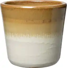 Intratuin Intratuin bloempot Fleur crème / beige D 29 H 26 cm aanbieding