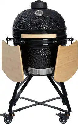 Intratuin Urban Chef kamado barbecue Medium zwart 120 x 70 x 115 cm aanbieding