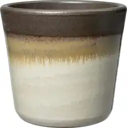 Intratuin Intratuin bloempot Fleur crème / bruin D 37 H 33 cm aanbieding