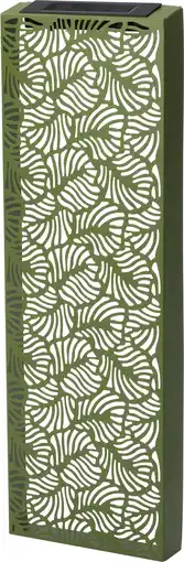 Intratuin Intratuin tuin wanddecoratie Flora blad groen 18 x 5 x 60 cm aanbieding