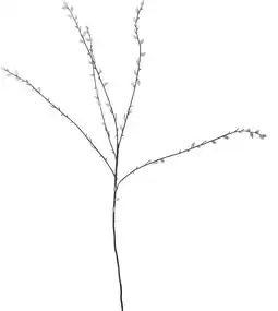 Intratuin Intratuin kunstbloem Wilgenkatje wit H 102 cm aanbieding