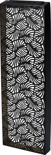 Intratuin Intratuin solar wandlamp Fiore zwart 15 x 5 x 60 cm aanbieding