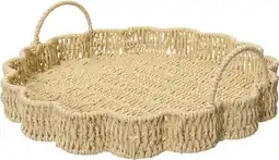 Intratuin KSD dienblad naturel papiertouw D 40 H 12 cm aanbieding