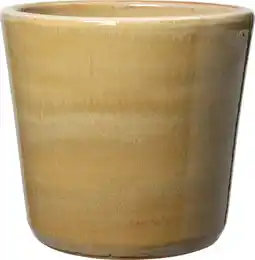 Intratuin Intratuin bloempot Fleur beige D 23 H 22 cm aanbieding