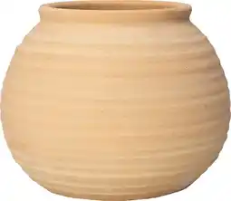 Intratuin Intratuin bloempot James beige D 33 H 33 cm aanbieding
