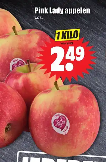 Dirk Pink Lady appels 1kg aanbieding