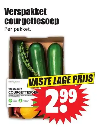 Dirk Verspakket Courgettesoep aanbieding