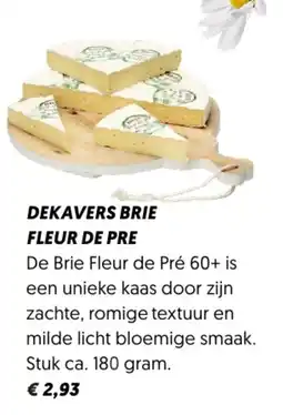 Dekamarkt Dekavers brie fleur de pre aanbieding