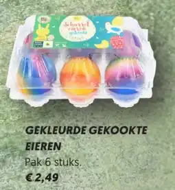 Dekamarkt Gekleurde gekookte eieren aanbieding