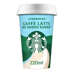 Albert Heijn Starbucks Caffè latte no added sugar ijskoffie aanbieding