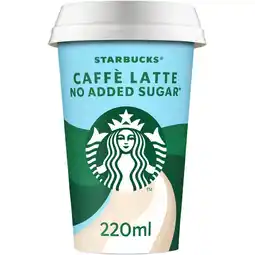 Albert Heijn Starbucks Caffè latte no added sugar ijskoffie aanbieding