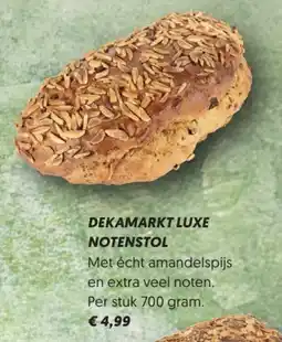Dekamarkt Dekamarkt luxe notenstol aanbieding