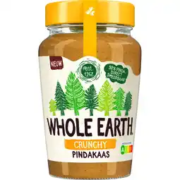 Albert Heijn Whole earth Crunchy pindakaas aanbieding