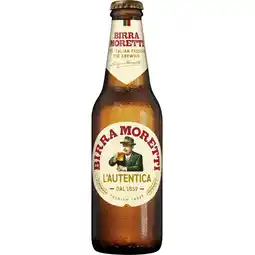 Albert Heijn Birra Moretti L'autentica bier aanbieding