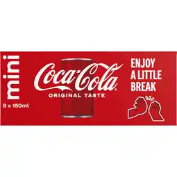 Albert Heijn Coca-Cola Original taste mini 8-pack aanbieding