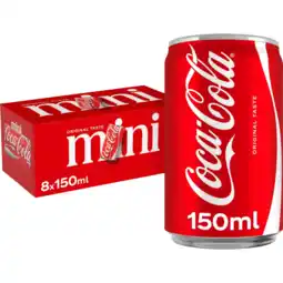 Albert Heijn Coca-Cola Original taste mini 8-pack aanbieding
