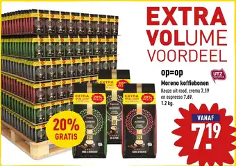 ALDI Moreno koffiebonen aanbieding