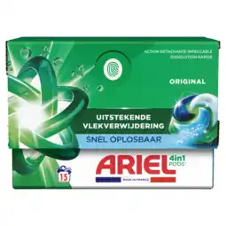 Albert Heijn Ariel 4-in-1 pods original wasmiddelcapsules aanbieding