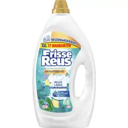 Albert Heijn Frisse Reus Wasmiddel vloeibaar gel lotus amandel aanbieding