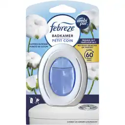 Albert Heijn Ambi Pur Luchtverfrisser badkamer katoen bloesem aanbieding