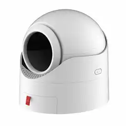 Pets Place Petlux Semi-Automatische Kattenbak Met Geurfilter - Kattentoilet - 47x46x52 cm Wit Xl aanbieding