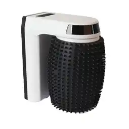 Pets Place Petlux Automatische Borstel - Kattenvachtborstel - 15x11x19 cm Wit Zwart M aanbieding