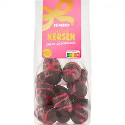Jumbo Jumbo Luxe Paaseitjes Kersen Pure Chocolade 150 g aanbieding
