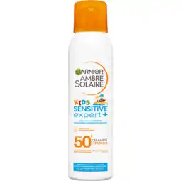 Jumbo Garnier Ambre Solaire Kids Sensitive Expert SPF 50+ 150 ML aanbieding