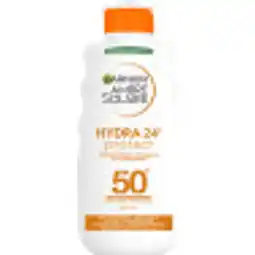 Jumbo Garnier Ambre Solaire Beschermende Zonnemelk SPF 50+ 200 ml aanbieding