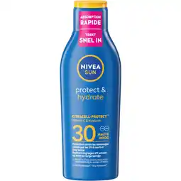Jumbo Nivea Sun Protect & Hydrate Zonnebrand SPF 30 200 ML aanbieding