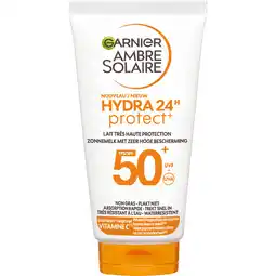Jumbo Garnier Ambre Solaire Hydraterende Zonnemelk SPF50 50 ML aanbieding