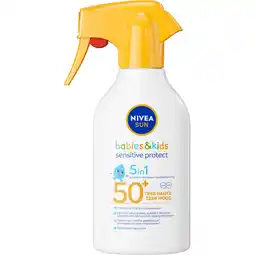 Jumbo Nivea Sun Kids Sensitive SPF50+ 250 ML aanbieding