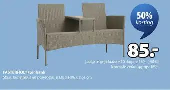 Jysk FASTERHOLT tuinbank aanbieding