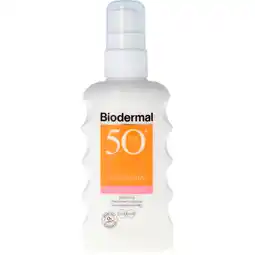Jumbo Biodermal Zonnespray SPF 50+ Gevoelige Huid 175 ML aanbieding